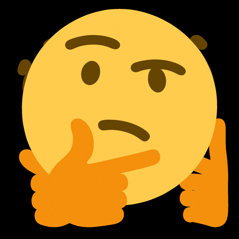 spinning thinking emoji